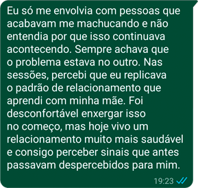 Depoimento de Isabella